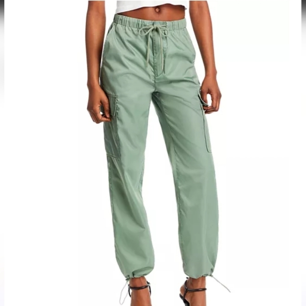 pistola Sage Green Cargo Drawstring Joggers